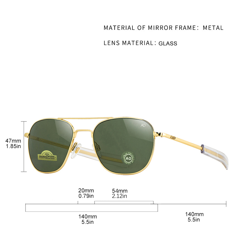 Óculos de Sol AO Pilot Fashion - Sunglasses Aviator Polarized avaliação e preço