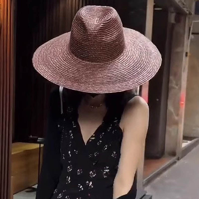Chapéu Panamá de aba grande pa - Bucket Hat Straw avaliação e preço