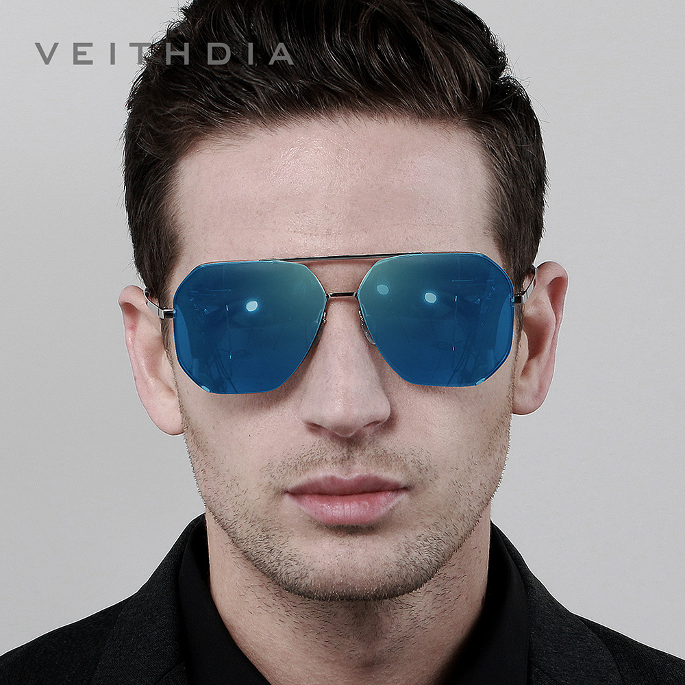 Veithdia-óculos de sol masculi - Sunglasses Aviator Polarized avaliação e preço
