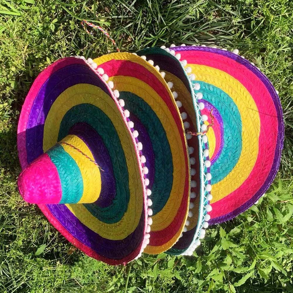 Chapéu de festa mexicano de ab - Bucket Hat Straw avaliação e preço