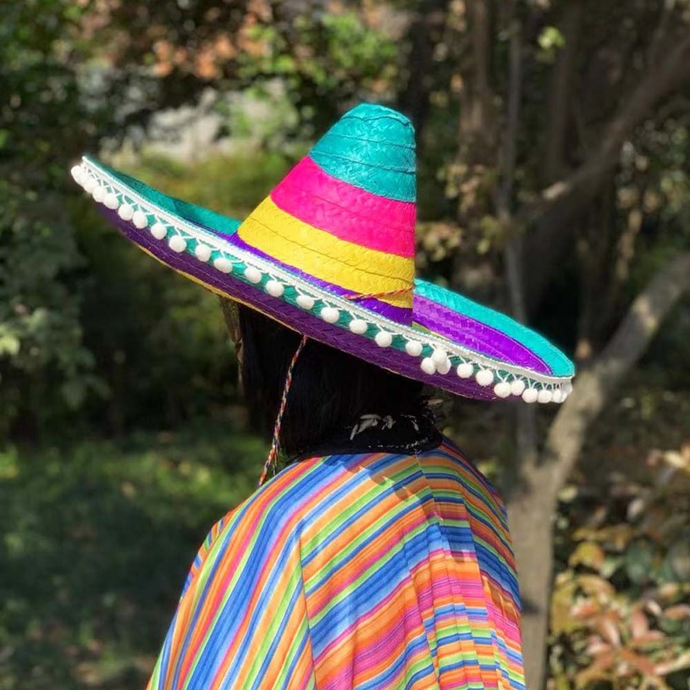 Chapéu de festa mexicano de ab - Bucket Hat Straw avaliação e preço