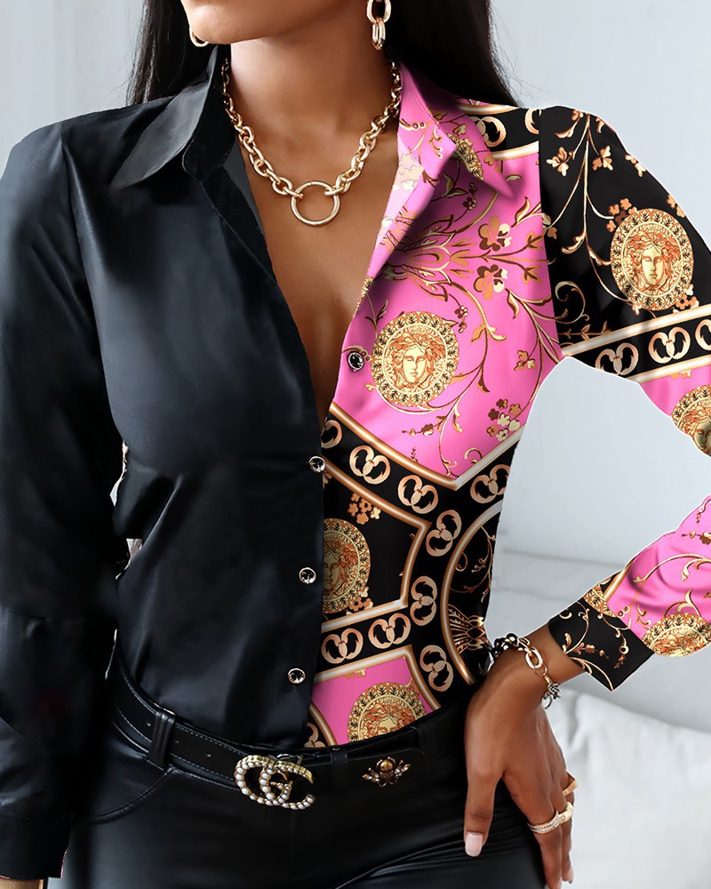 Moda feminina camisas selvagen - Shirt Camp Collar avaliação e preço